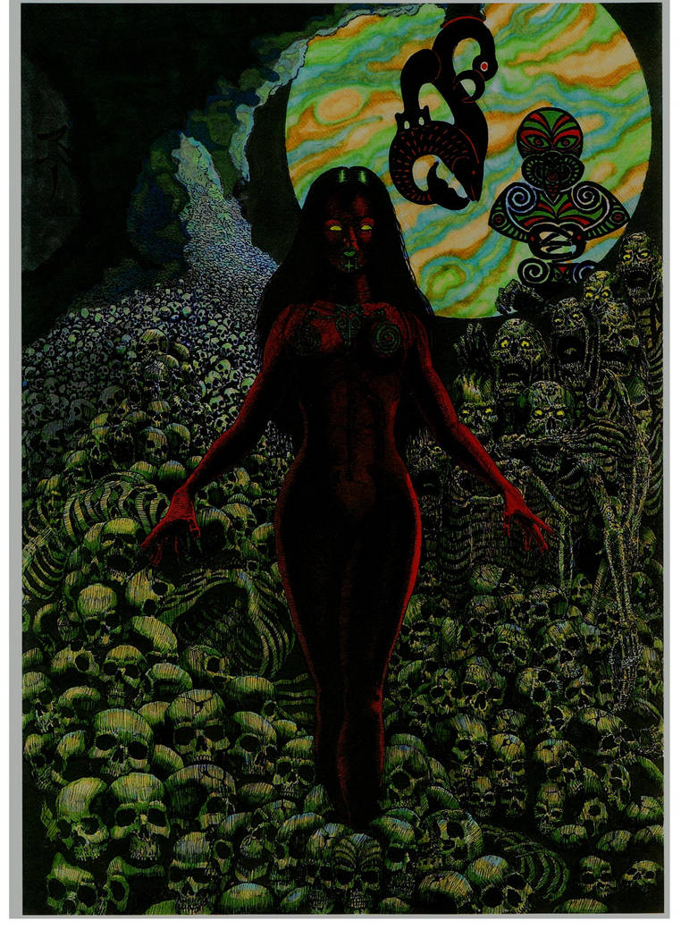 HINENUITEPO Goddess of Night and of the Underworld