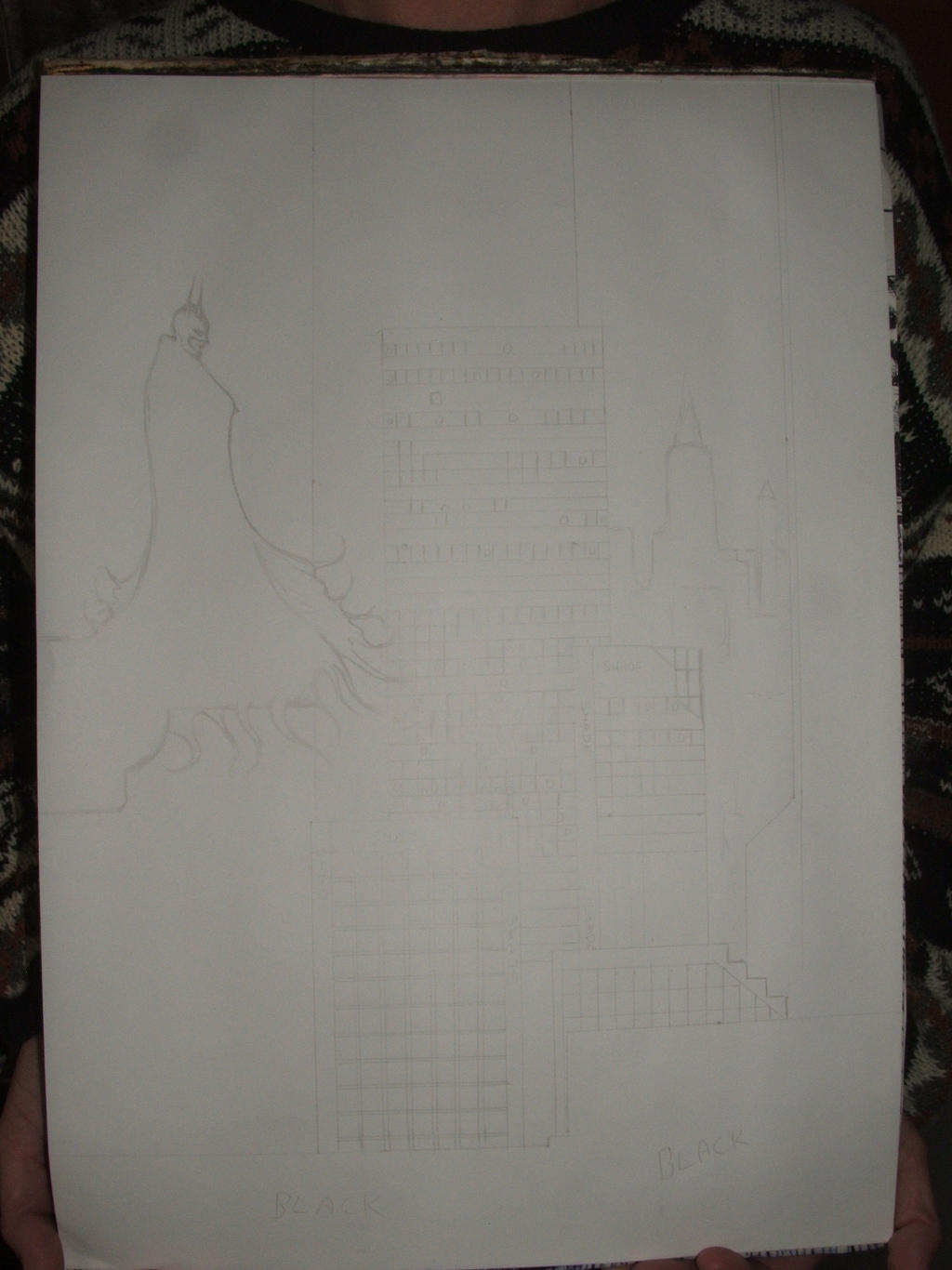 Batman concept - wip 2 - Pencil.