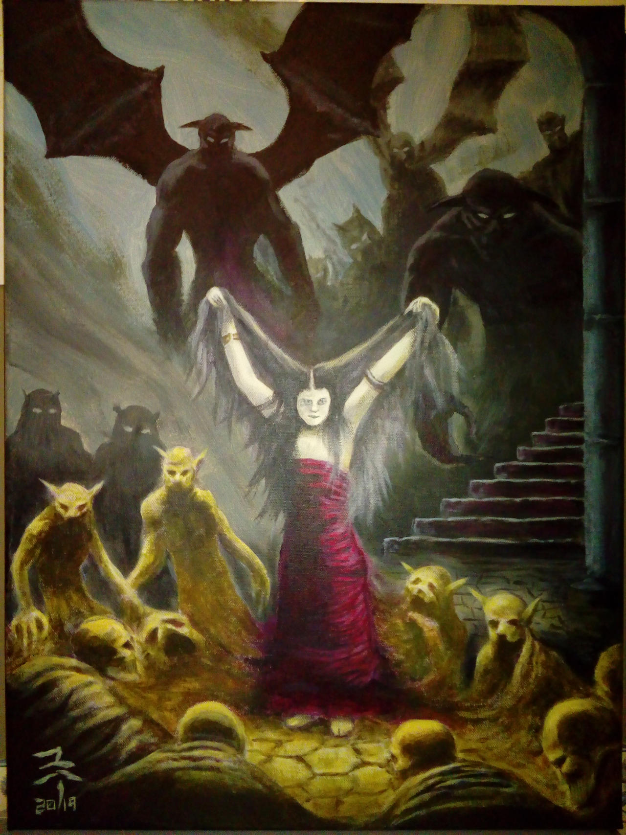 Theda Bara - aka 'The Vamp' WIP #8