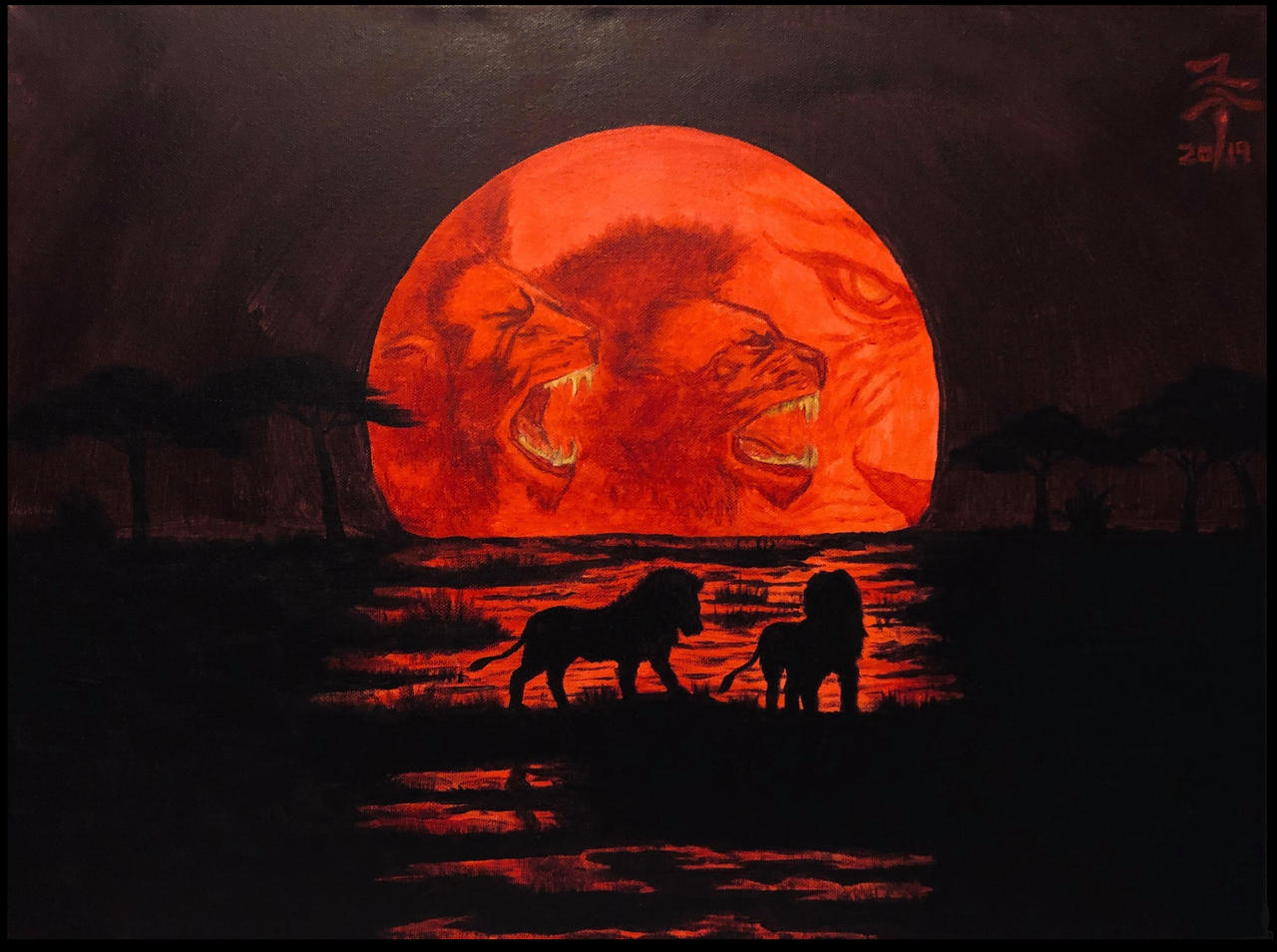 'The GHOST and the DARKNESS' dark version re-post