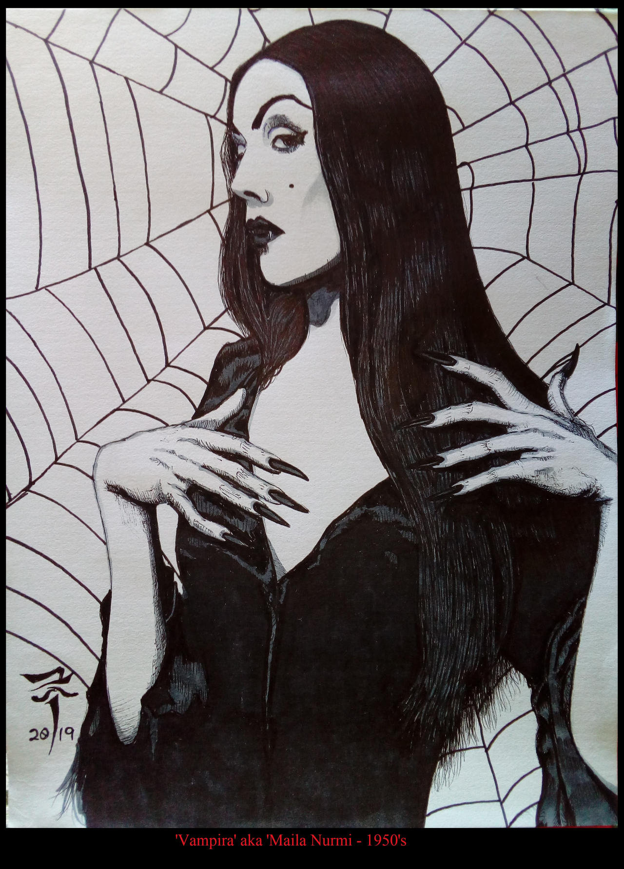 Vampira - aka Maila Nurmi - 1950s - re-post