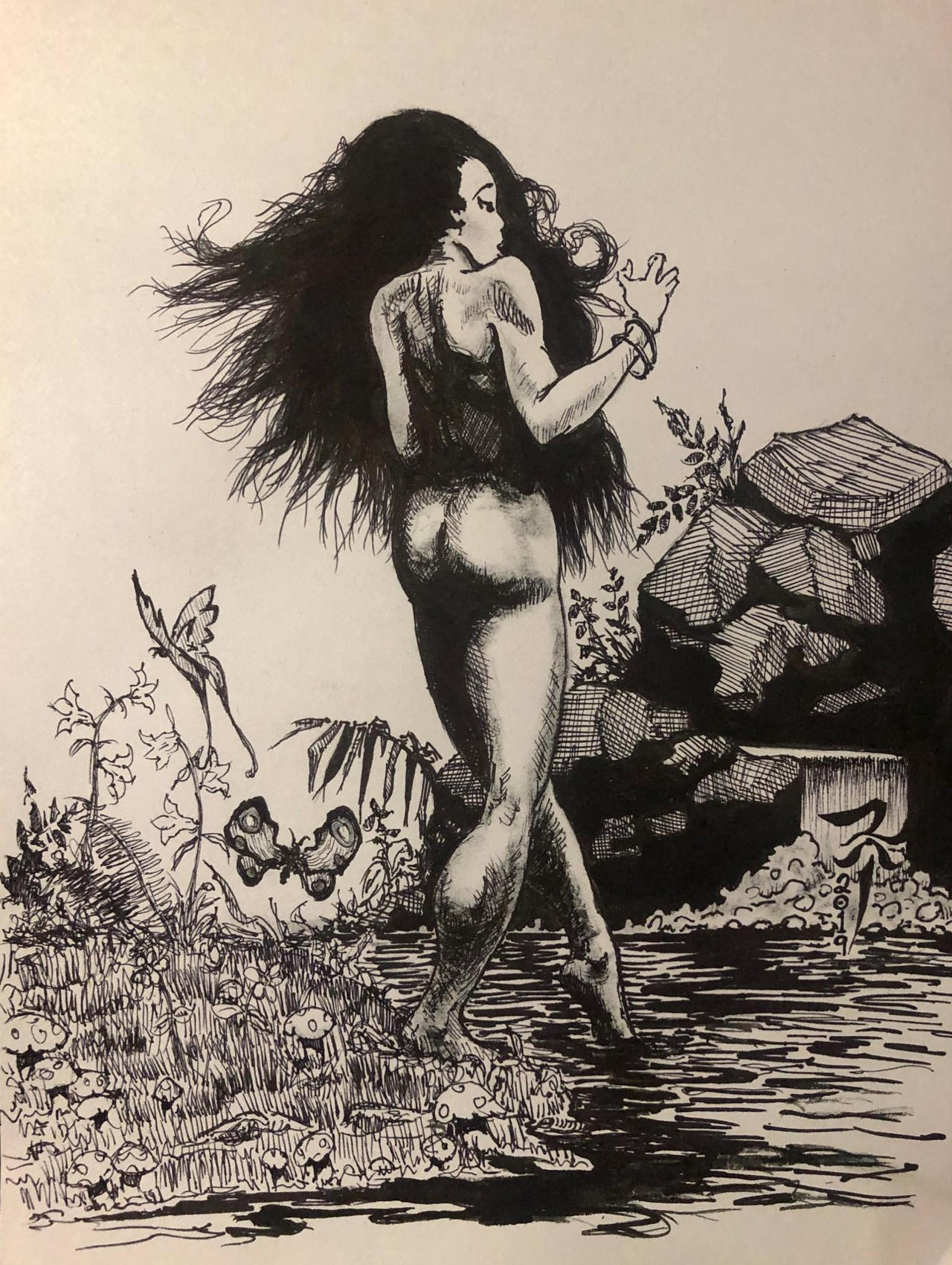 'Tribute to Frazetta and Jeffrey Catherine Jones'