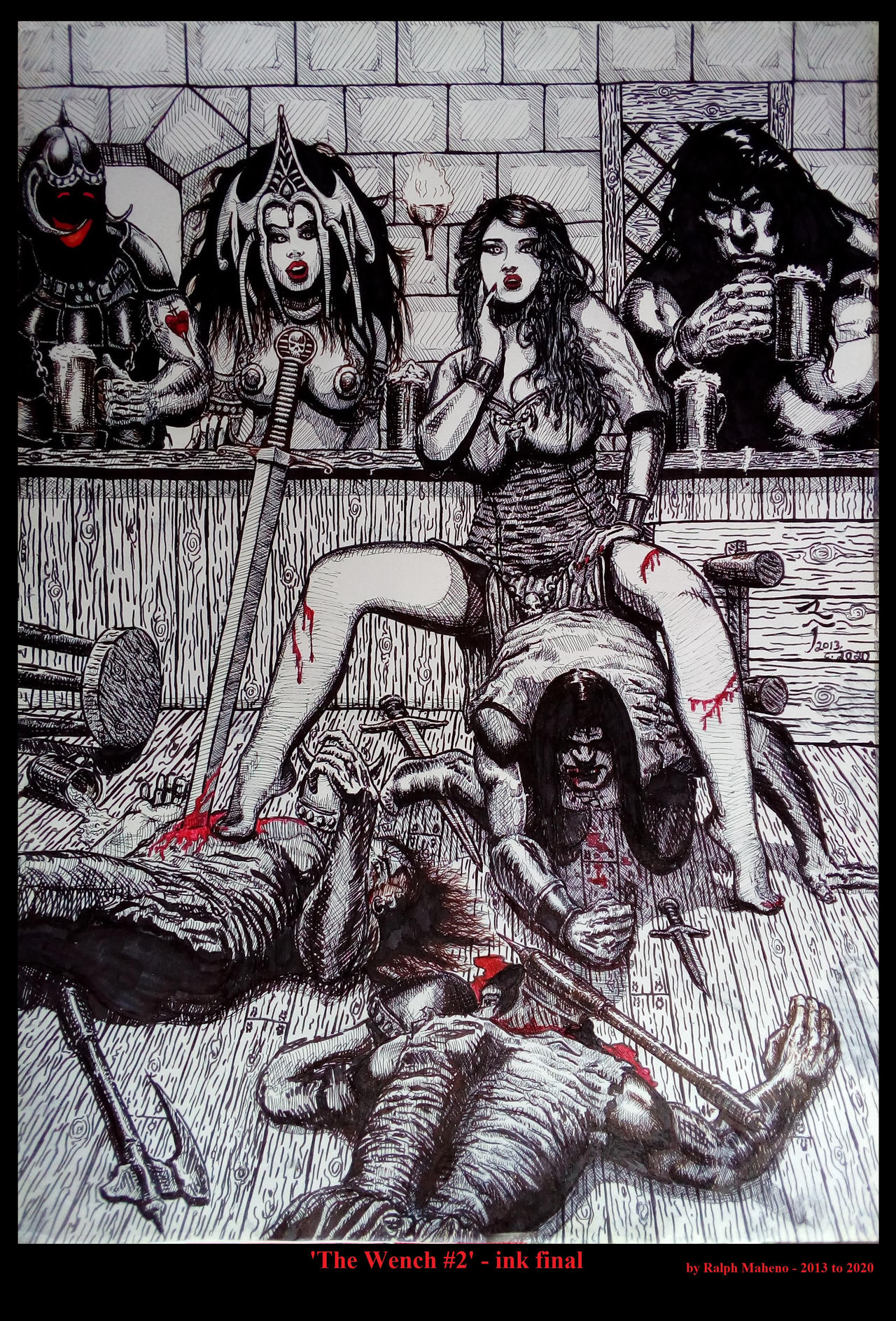 The Wench 2 - ink final - 2013 to c2020