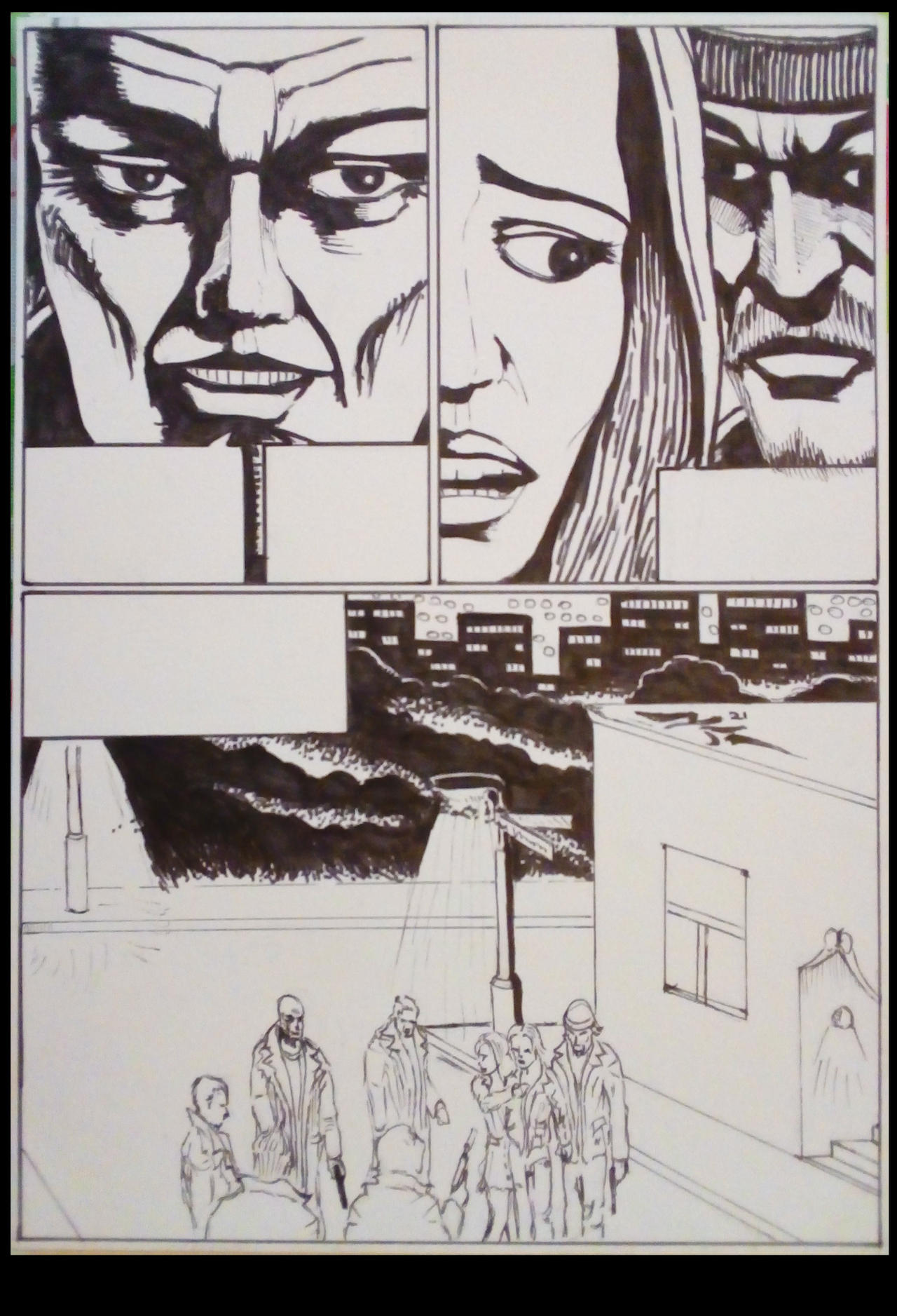 Twas the night before Christmas ~ Page #6 - wip 3