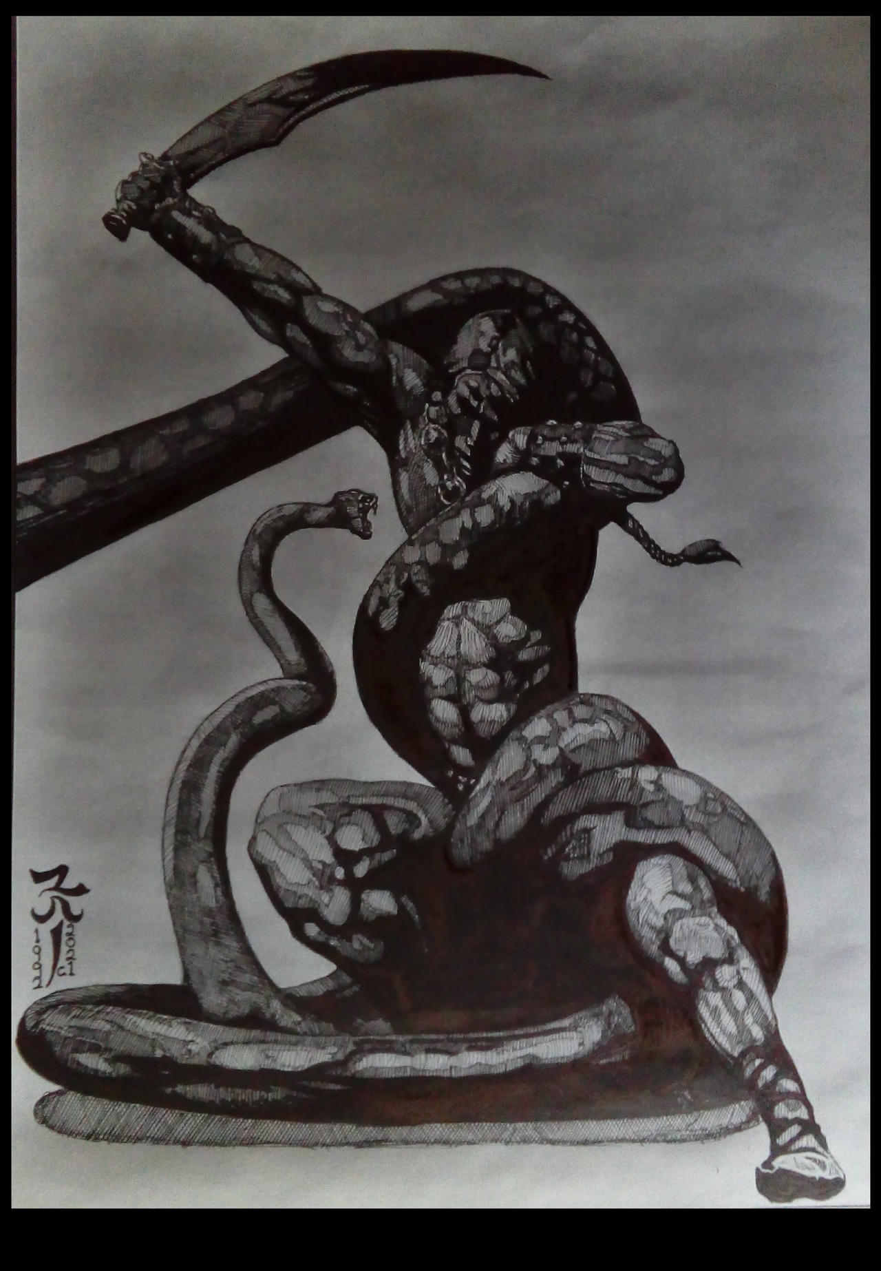 Green Death ~ after Frank Frazetta (1992 to 2021)