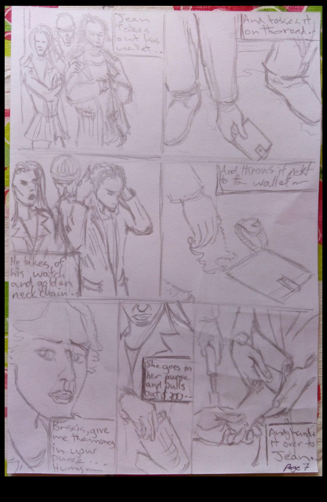 Twas the night before Christmas ~ Page #7 W.I.P. 1