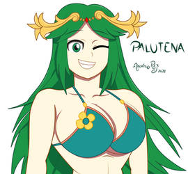 Palutena in bikini by ArcaicusRex
