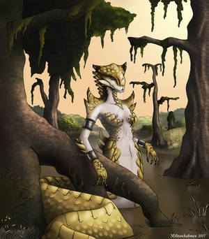 Lamia Stalks the Shadowfen