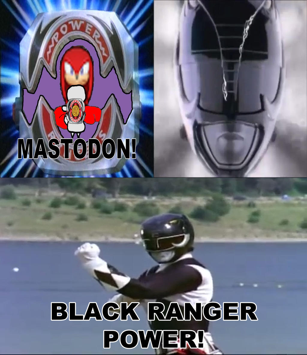 Knuckles Becomes the Black Ranger by RedStriker23424 on DeviantArt