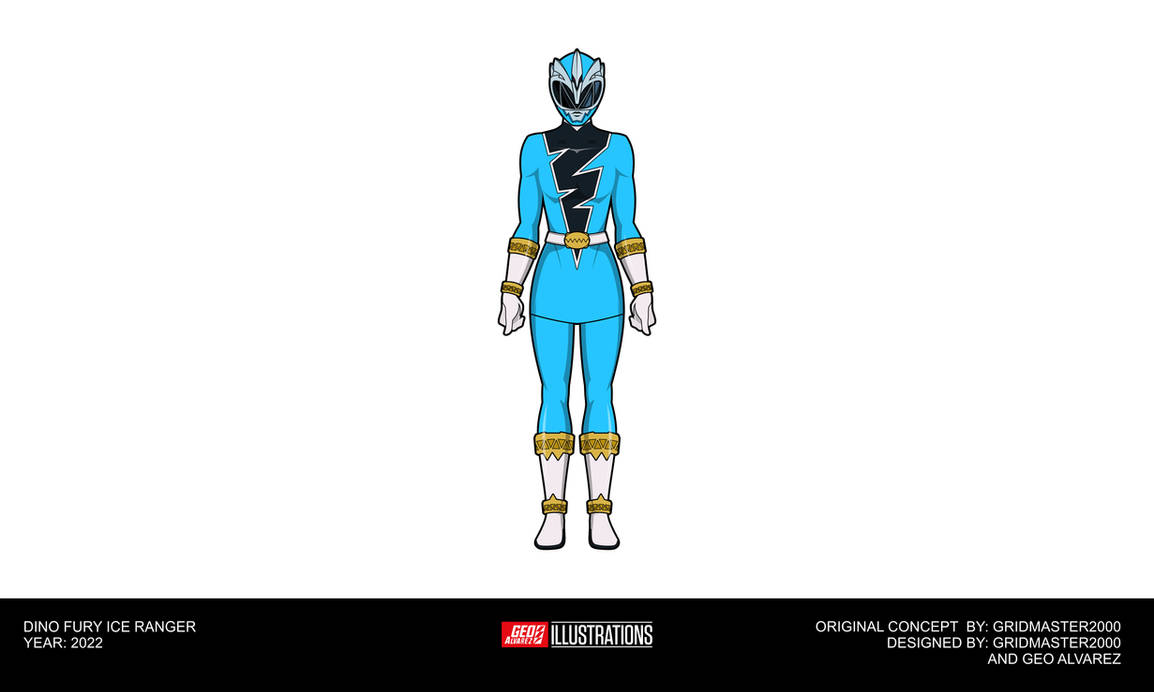 Dino Fury Ice Ranger 2.0 by RedStriker23424 on DeviantArt