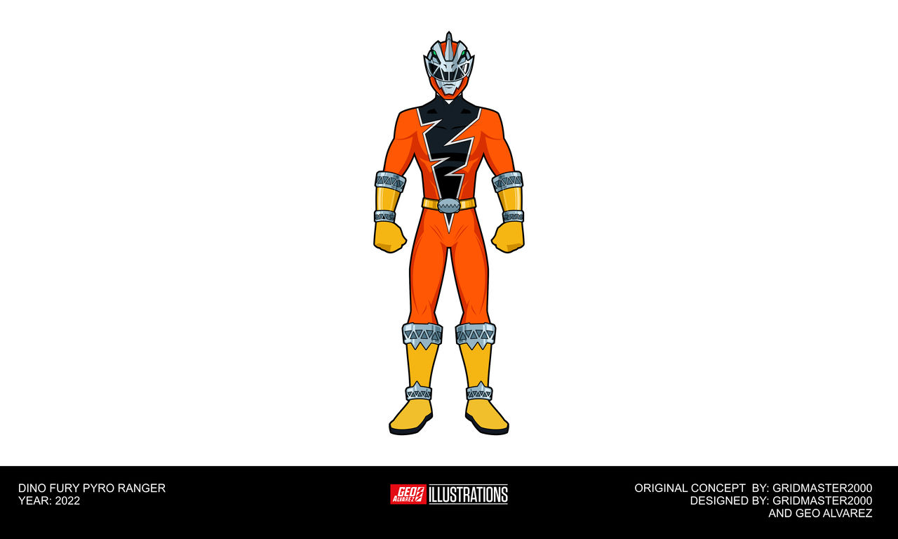Dino Fury Pyro Ranger by RedStriker23424 on DeviantArt