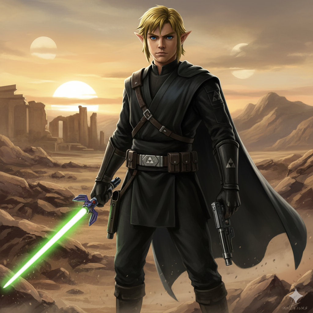 Luke Link Link as Luke Skywalker by StDenis35 on DeviantArt