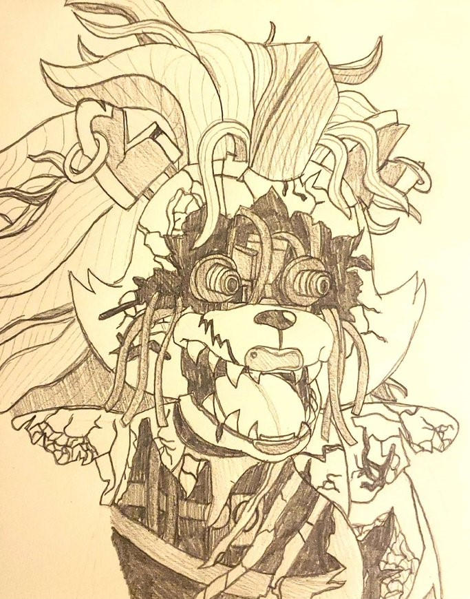 Shattered Roxy Mask Shattered Roxy sketch by SniperBon on DeviantArt