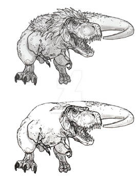 T-Rex rough, to Feather or not to feather?