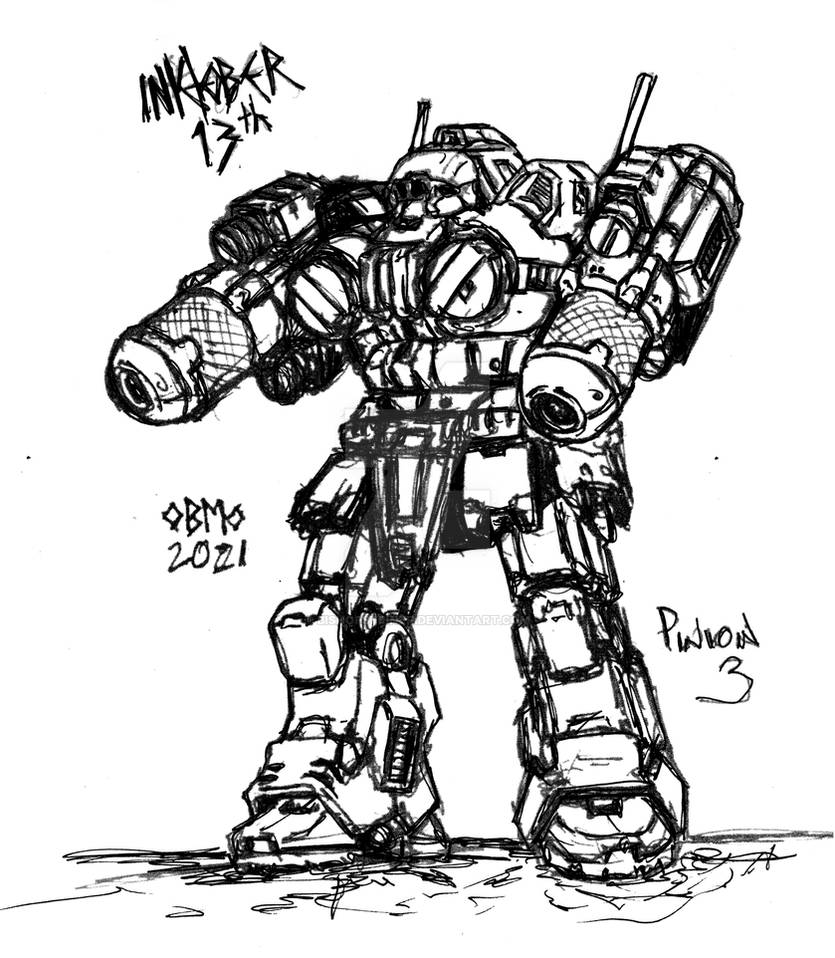 Deviantart Pinon Inktober 13th, PINION 3 by BishopSteiner on DeviantArt