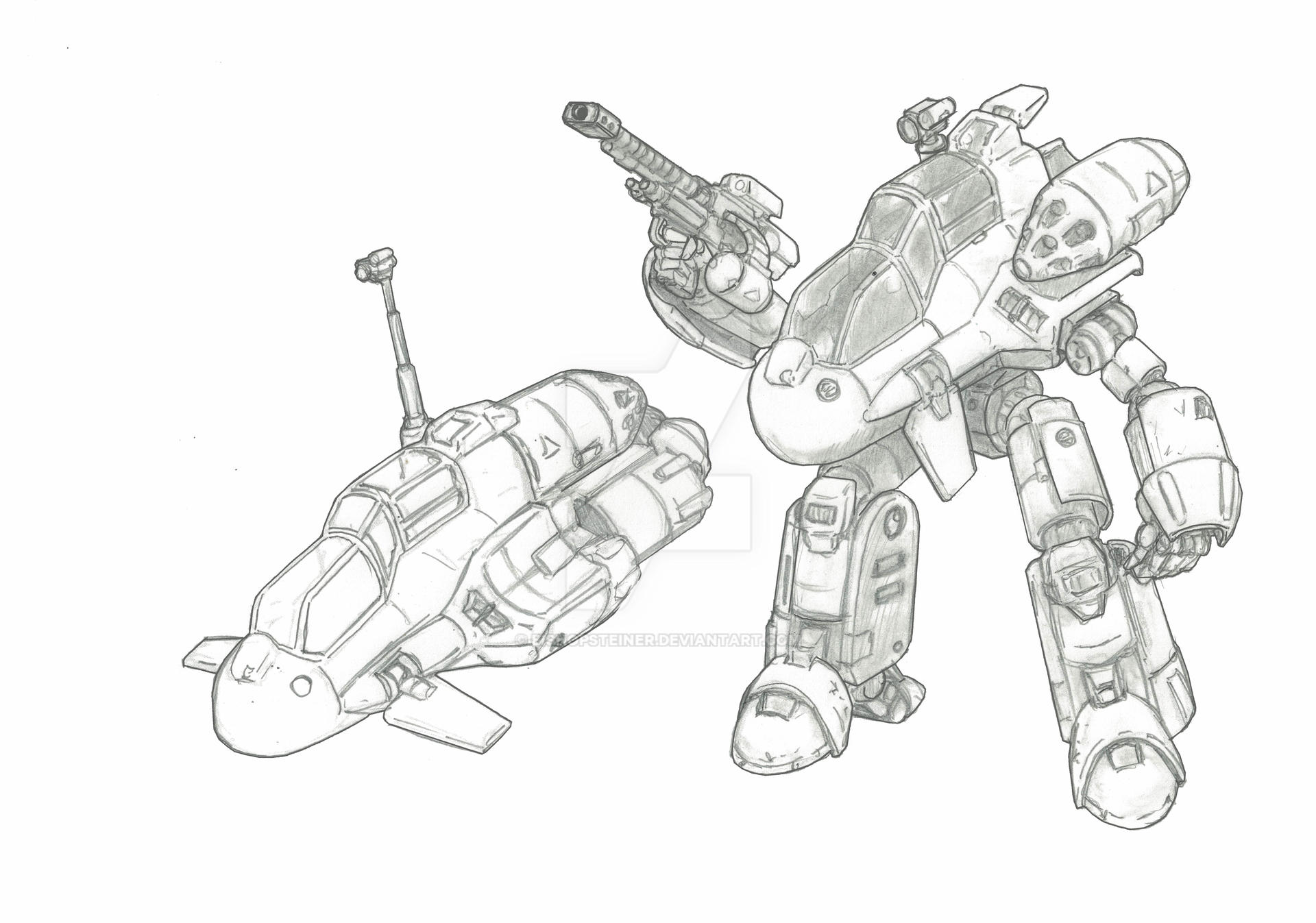 Robotech EBSIS Submersible Veritech by BishopSteiner on DeviantArt