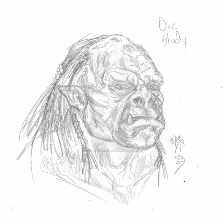 'Realistic' Orc Study v9 by BishopSteiner on DeviantArt