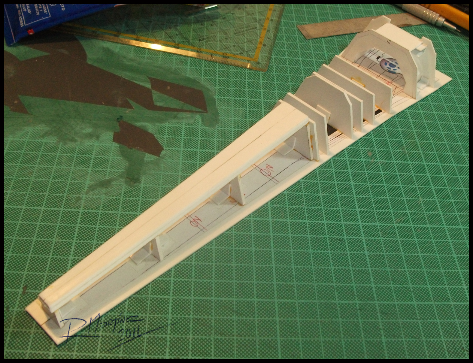 X-Wing Build Top Fuselage 1