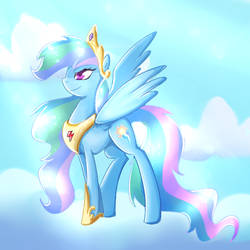 Ponyfusion Rainbow Y Celestia