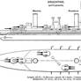 Rivadavia class battleship diagrams Brasseys 1