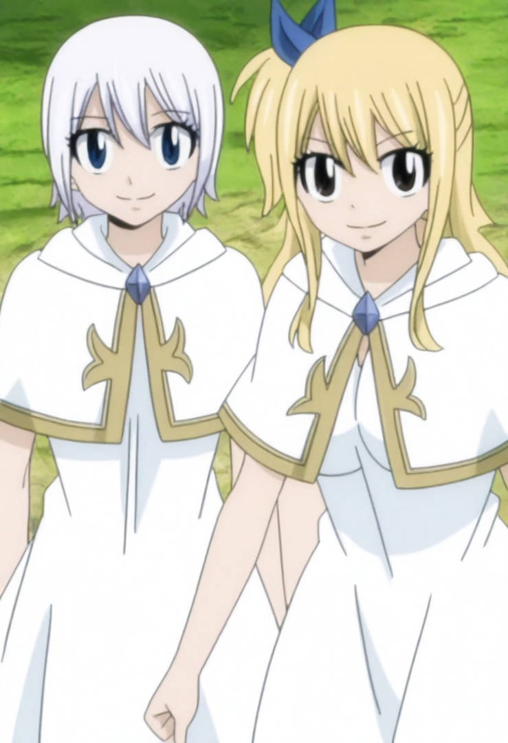 Deviantart White Robe Lucy and Lisanna (White Mage Robes) by fairyrebellion on DeviantArt
