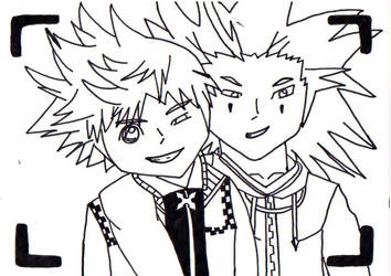 Roxas + Axel photo