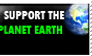i support planet eath stamp