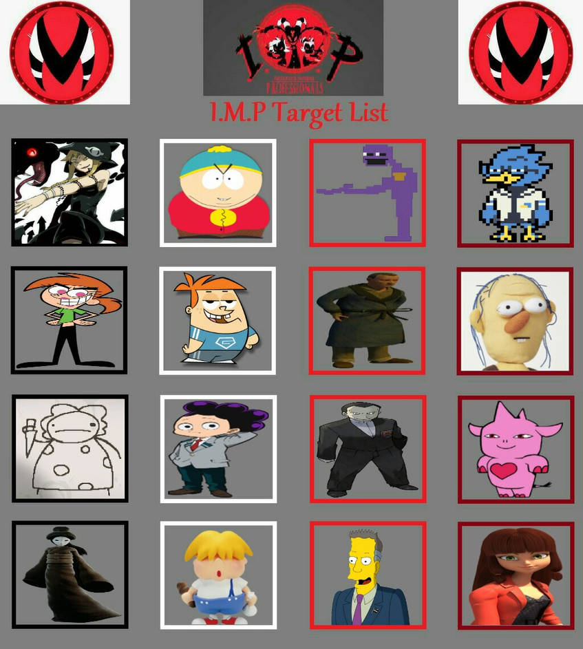 Imp Target File My I.M.P. Target List by Prince-Ralsei-of-DA on DeviantArt