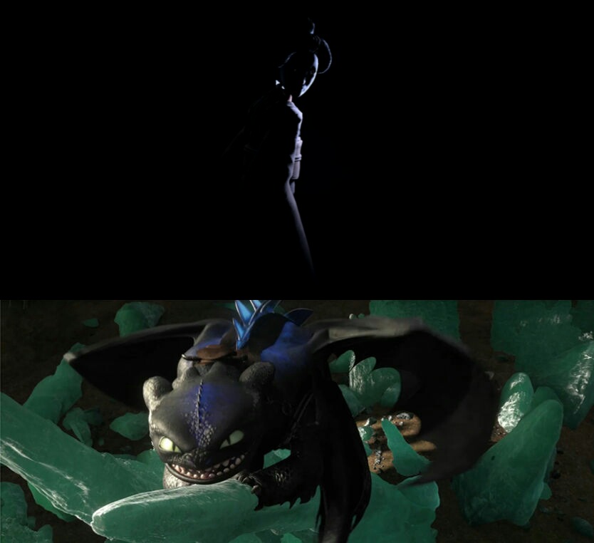 Toothless Facing the Lady by Prince-Ralsei-of-DA on DeviantArt