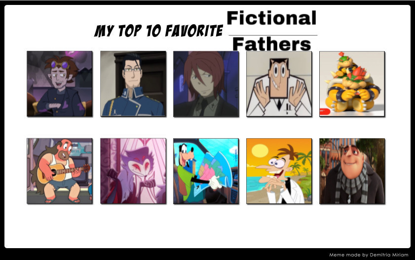 Finding Father Characters My Top 10 Favorite Fictional Fathers by Prince-Ralsei-of-DA on DeviantArt