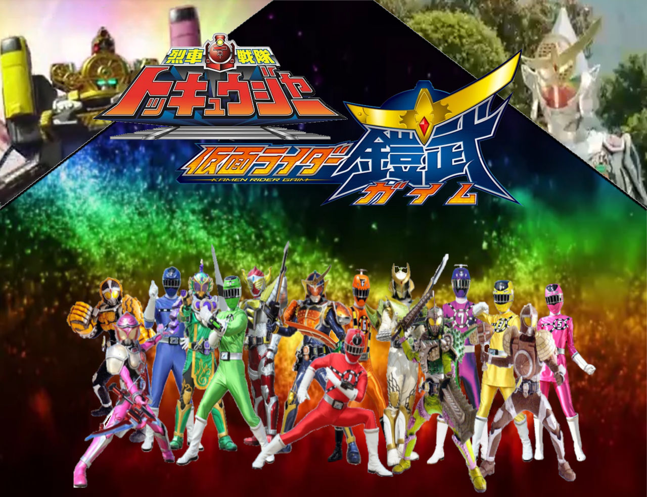 Ressha Sentai ToQger X Kamen Rider Gaim by Zenry0ku on DeviantArt