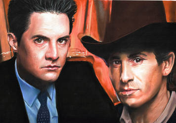 Agent Cooper and Sheriff Truman (Twin Peaks)