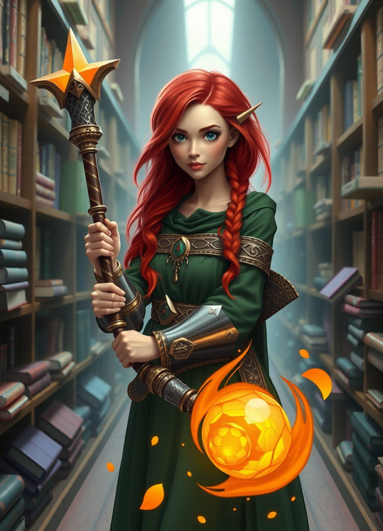 Fantasy Library Avatar Fantasy librarian by The-One-Zombie-King on DeviantArt