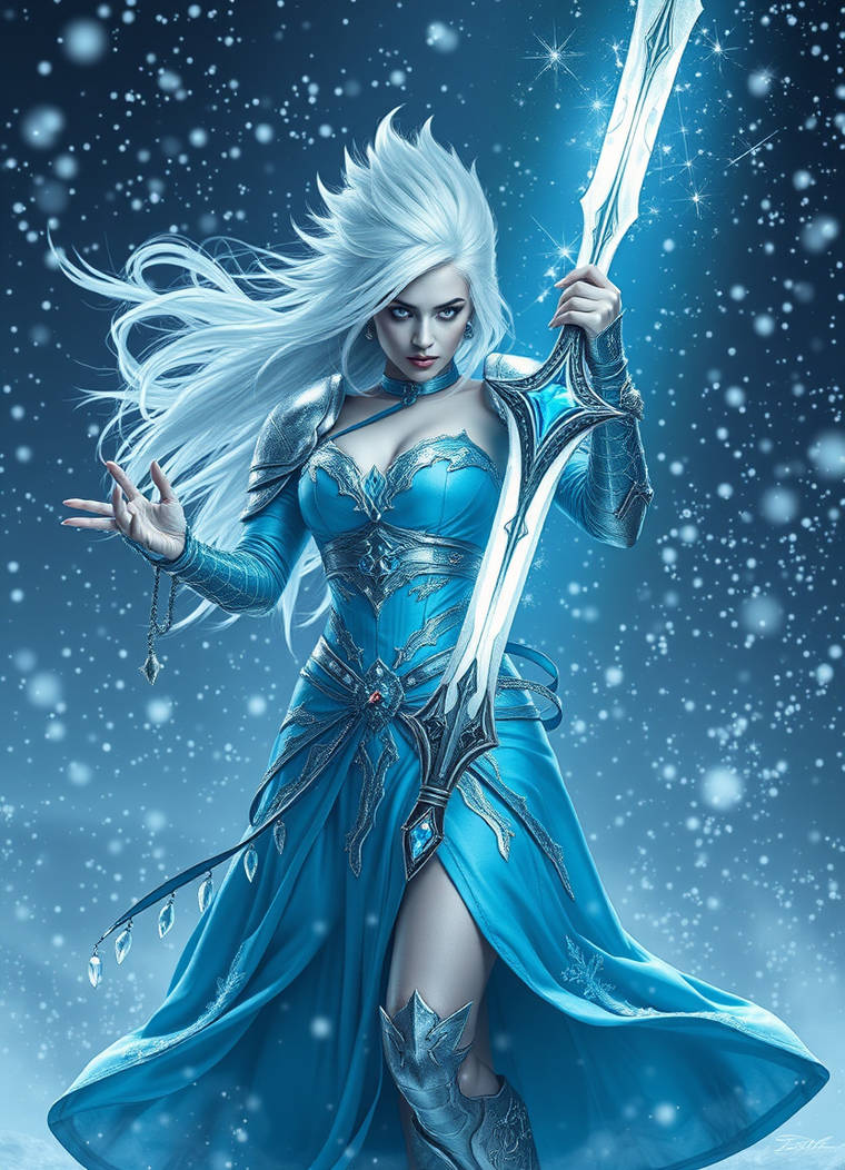 Ice Vampire Fantasy Ice Elemental by The-One-Zombie-King on DeviantArt