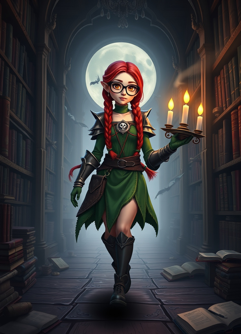 Fantasy Library Avatar Fantasy librarian in the dark by The-One-Zombie-King on DeviantArt