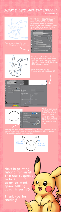 Lineart Tips by rikirinka on DeviantArt