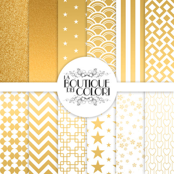 Gold Patterns La Boutique dei Colori by KaipheArt