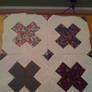 Quilt block: X's and O's