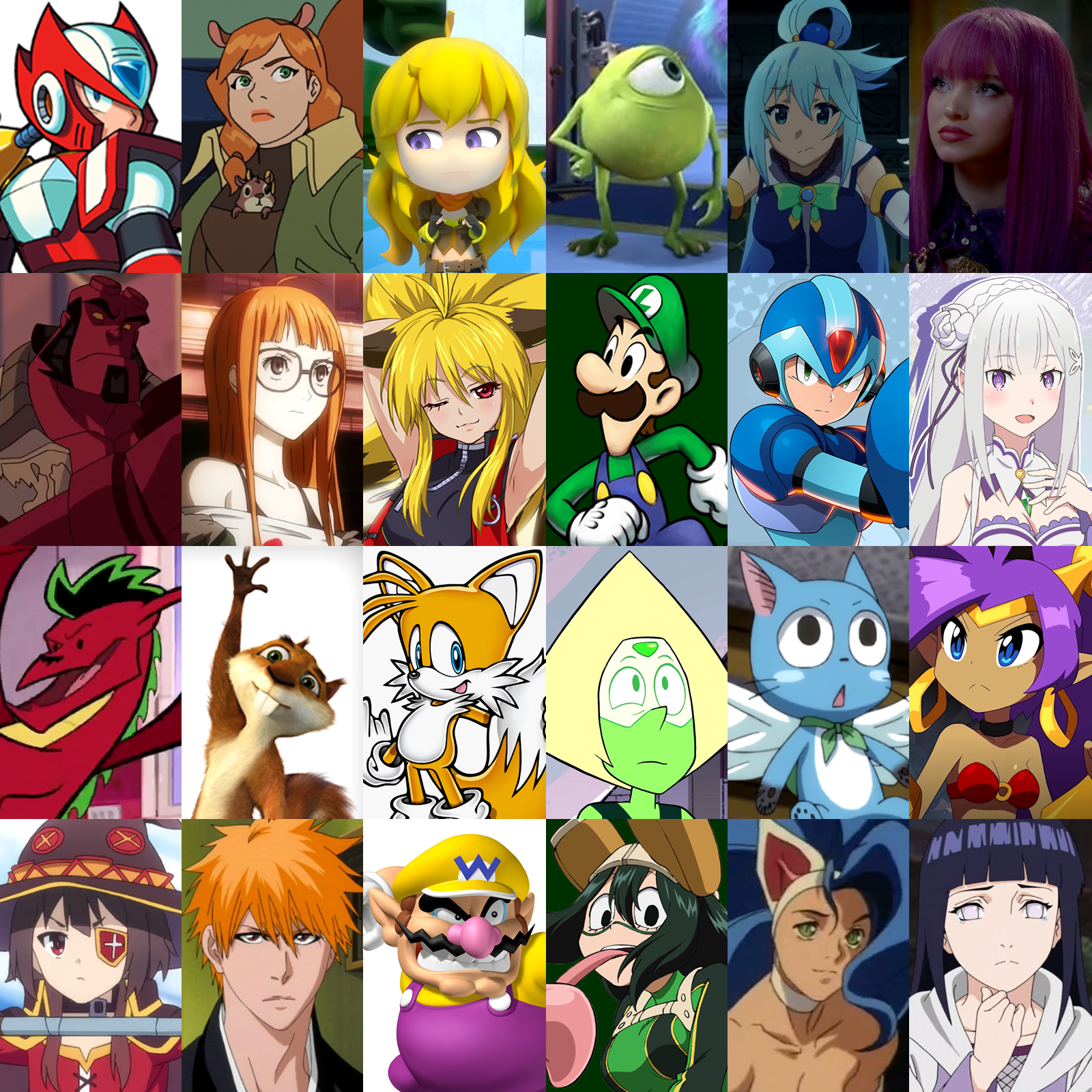 6 Characters of Colors by Sunny7Cyclone on DeviantArt 6 Characters of Colors by Sunny7Cyclone on DeviantArt