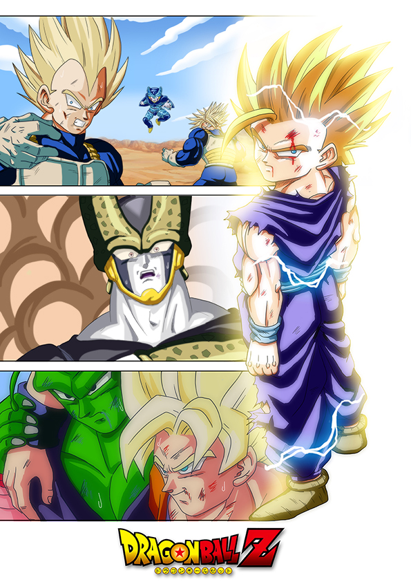 Dragon ball Z Perfect Cell saga illustration by Winterguy21 on DeviantArt