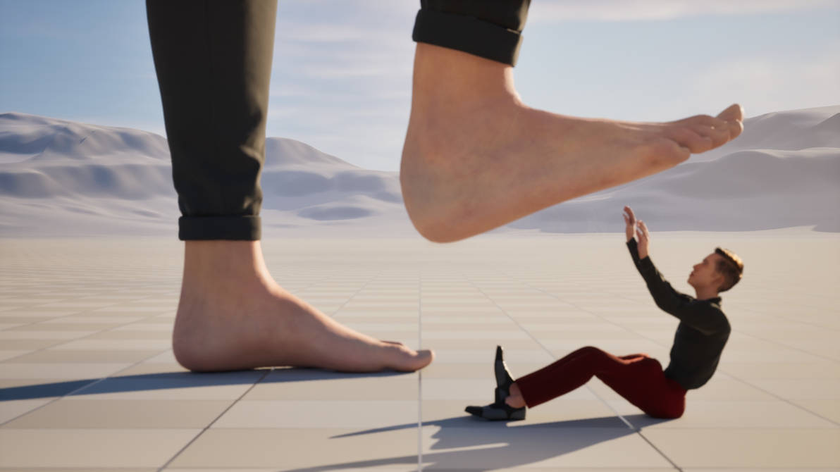About to get stomped by MattGTS on DeviantArt