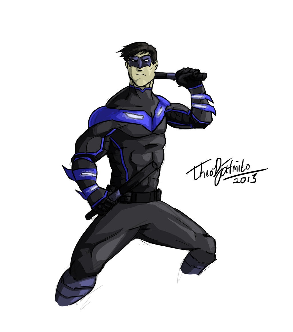 Nightwing Redesign 2 - Alternate Pose