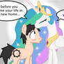 Connor receives Celestia's Blessing