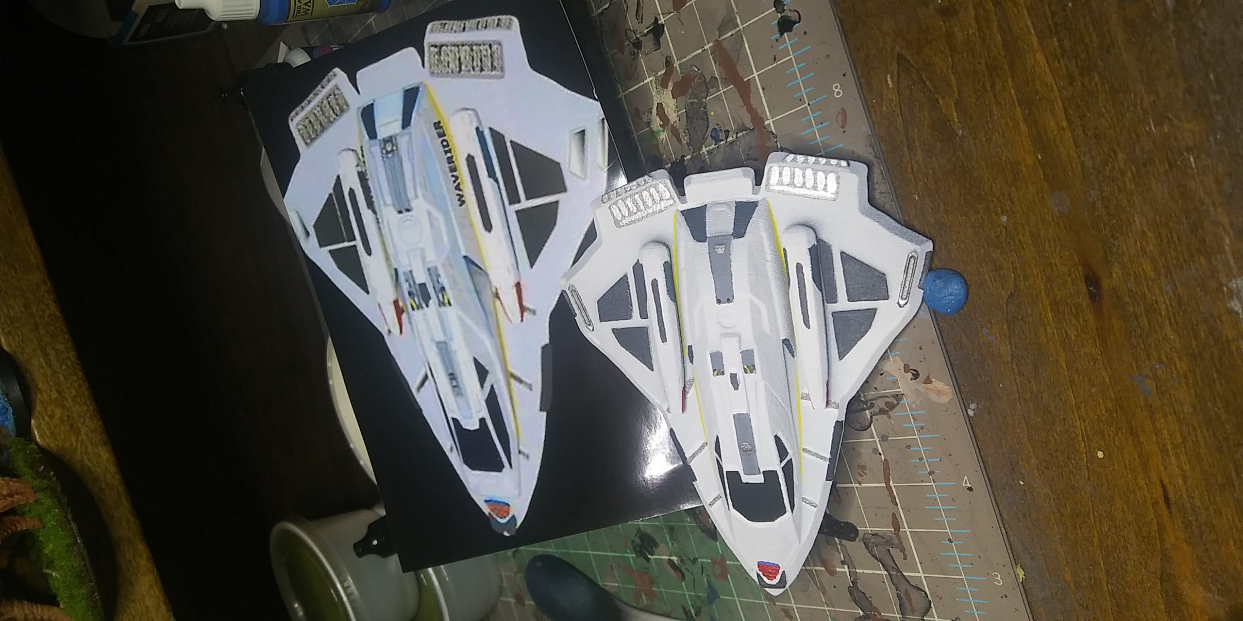 Wave Rider Starfleet Waverider Shuttle miniature, Nova Class starship by captain-harker on ...