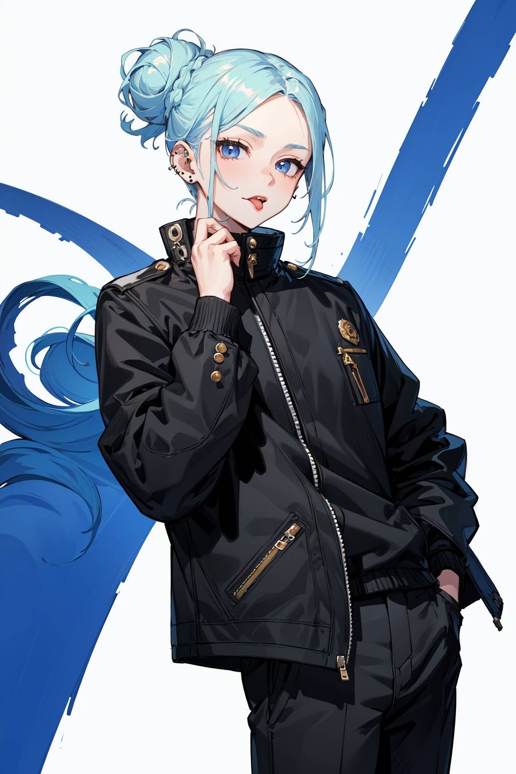 Defit Blue Girl Blue girl by AkiHayakawAIArt on DeviantArt