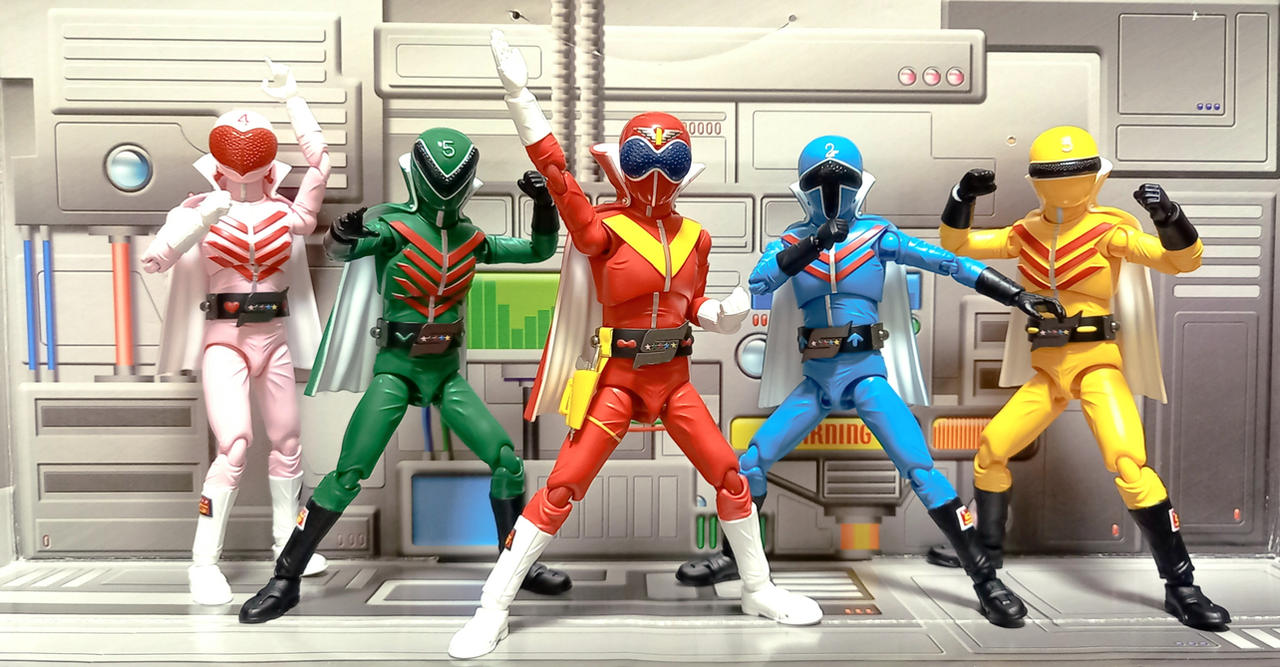 Himitsu sentai GoRanger by a-jack on DeviantArt