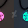 Glowing Pentagram Necklaces