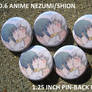 No.6 Anime Nezumi/Shion Buttons