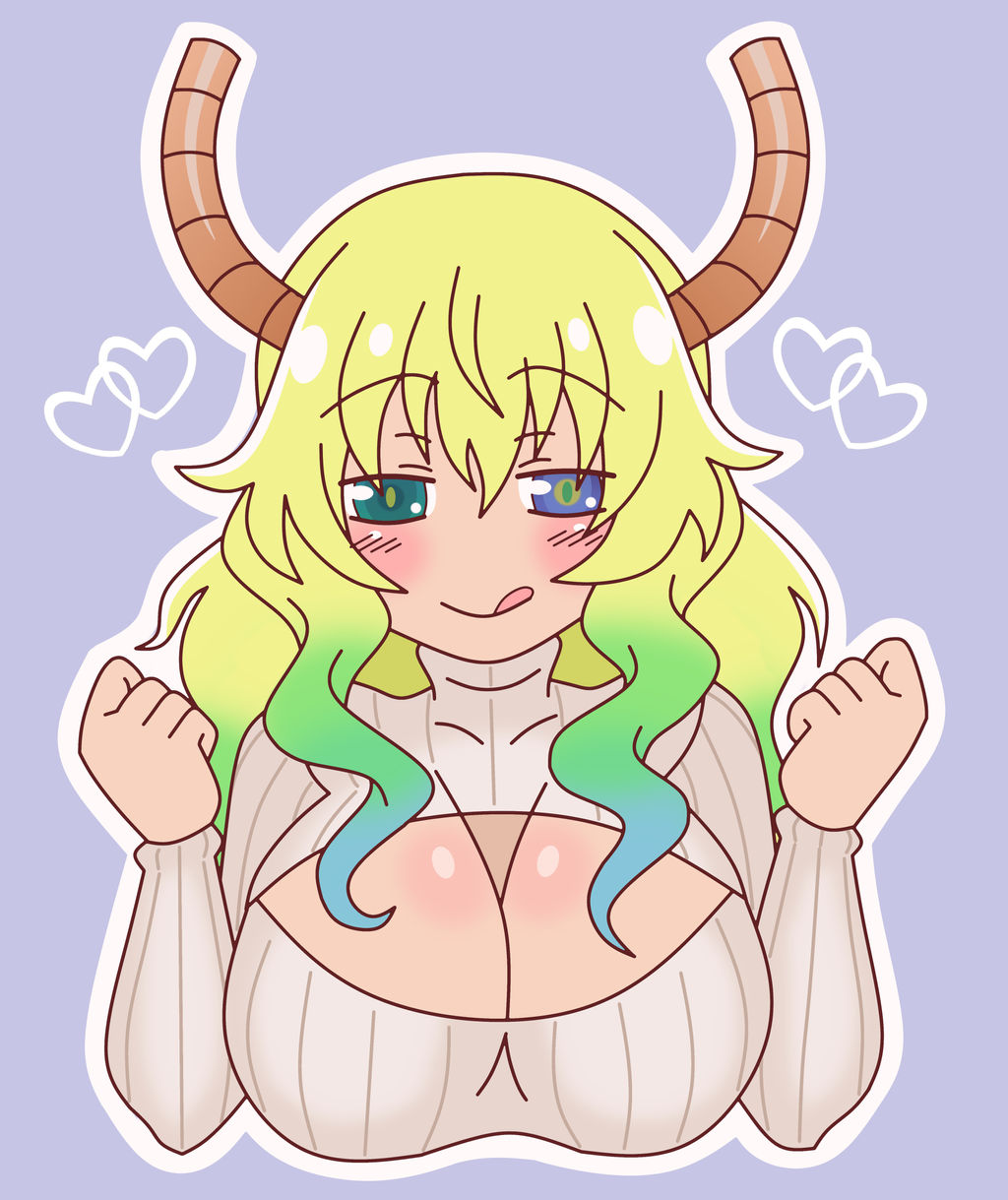 Lucoa in Keyhole Sweater