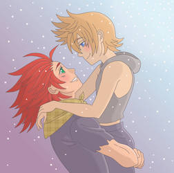 Roxas and Lea